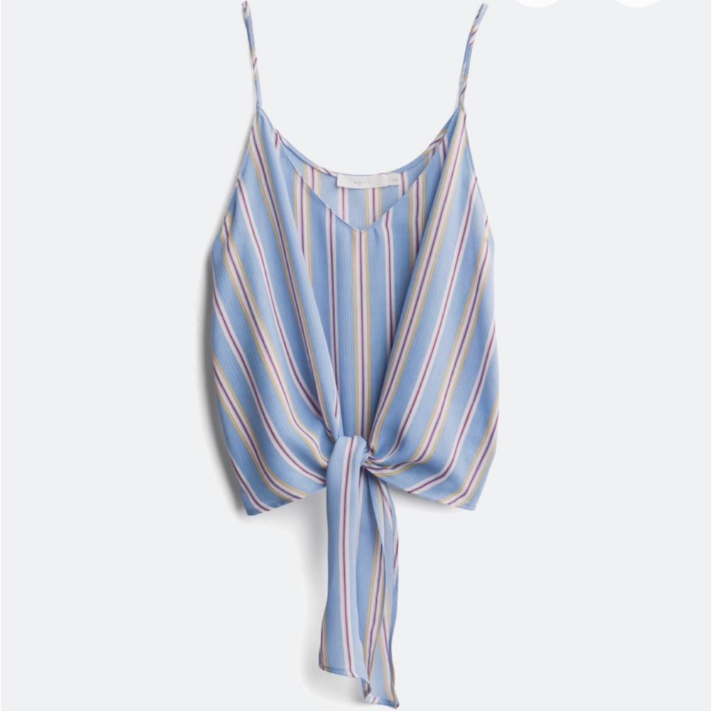Parina tie front crop top size S